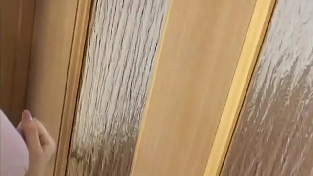 Hot japanese MILF toys her pussy solo