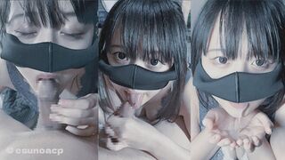 Incredible Japanese duo unleashes hardcore oral😜 sex, swallowing massive cumshot