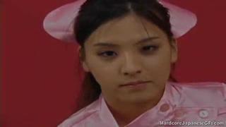 Giggling Japanese teen gets her clit teased