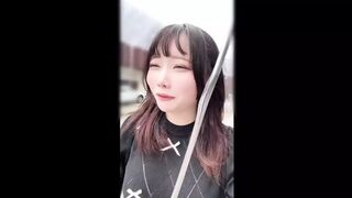 Korean Kitten gets her cum-filled creampie in filthy 69-position, moaning loudly on 1st position studio