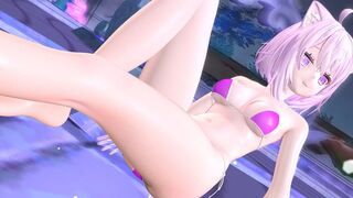 ?MMD Nekomata Porridge - A Rough Ride for Gentlemen?