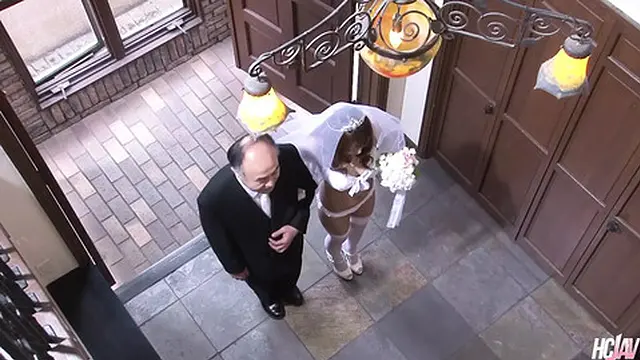 Guy Offers His Hot Asian Bride Mirei Oomori to a Group of Men