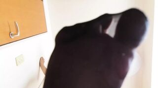 Wearing Pantyhose Directly, Low Angle