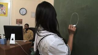 Japanese young milf fuck her teacher