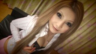 Cute Japanese babe gets gangbanged with huge loads of cum