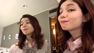 Dirty Threesome Blowout: Half-Japanese Babe Goes Wild!