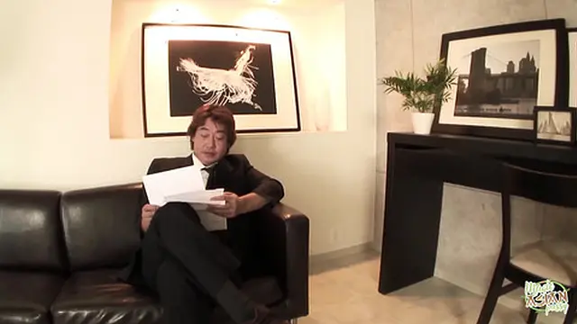 The Asian Man Was so Hungry That He Stuffed Her with Double Penetration in No Time