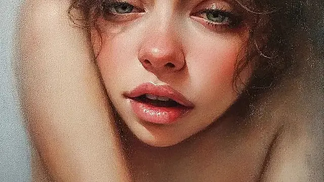 Watch How an Oil Painting Girl Comes to Life in This Captivating Movie Art Video