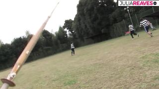 Hot girl gets fingered then fucked hard by a long cock