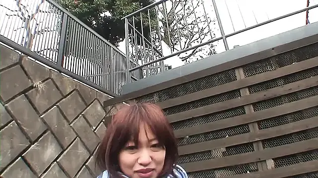 Japanese MILF shivers and squeals with pleasure